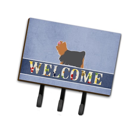 Carolines Treasures Yorkshire Terrier Yorkie Welcome Leash or Key Holder BB5538TH68